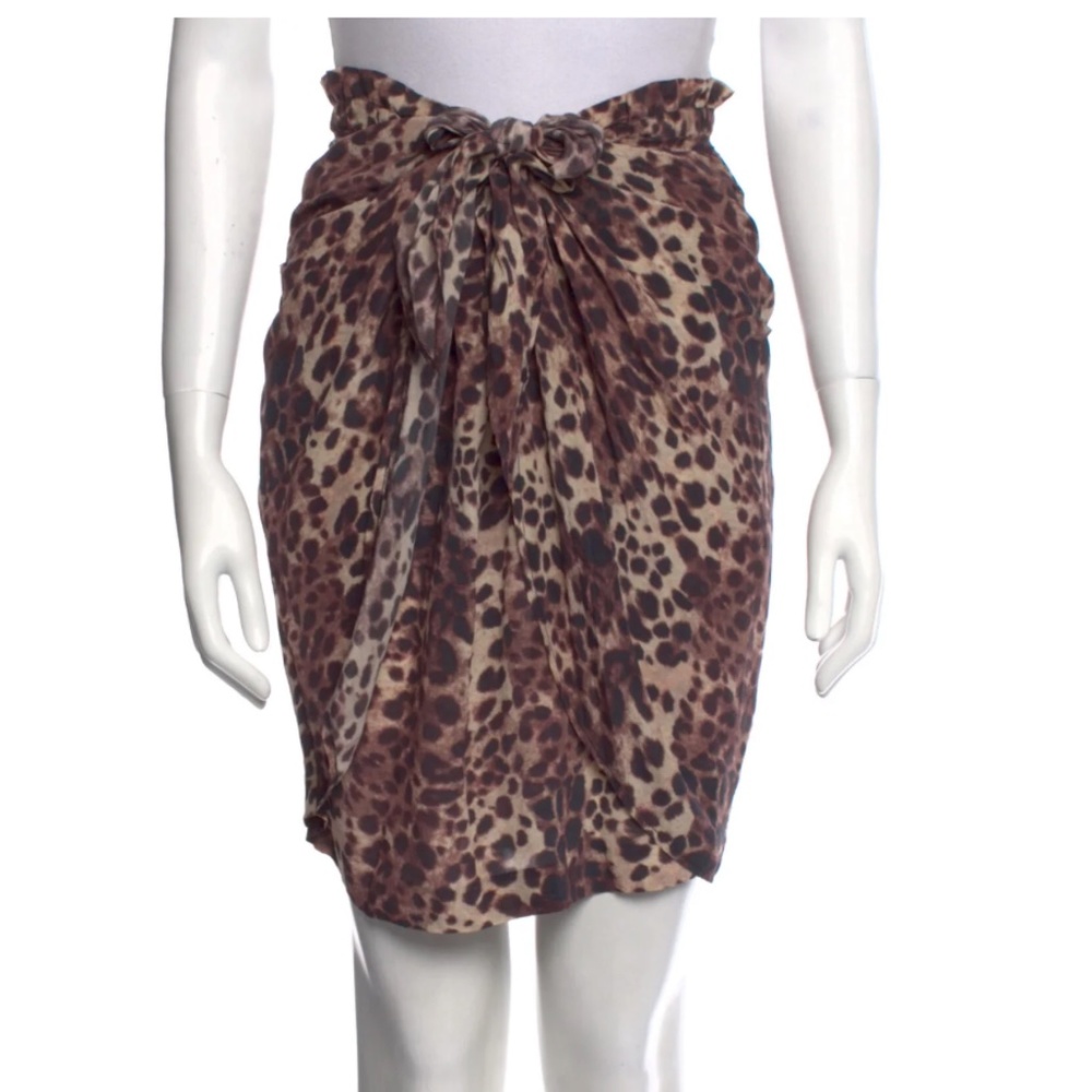 Etoile Isabel Marant animal print skirt